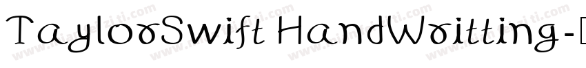 TaylorSwift HandWritting字体转换